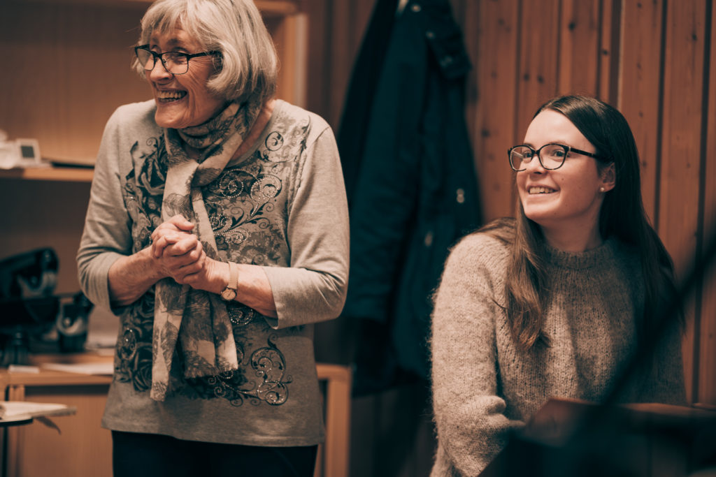Liv Glaser og Hanne Eikeland. Foto: Magnus Skrede