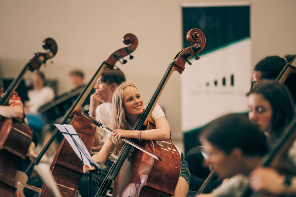 Fra Ung Filharmonis sommersamling i 2023. Foto: Magnus Skrede